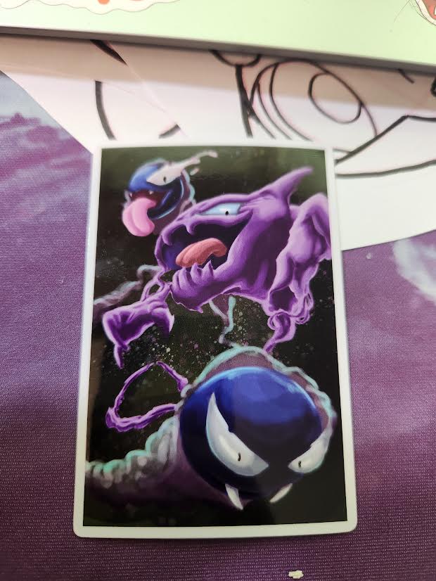 Gastly and Haunter Pokemon Sticker
