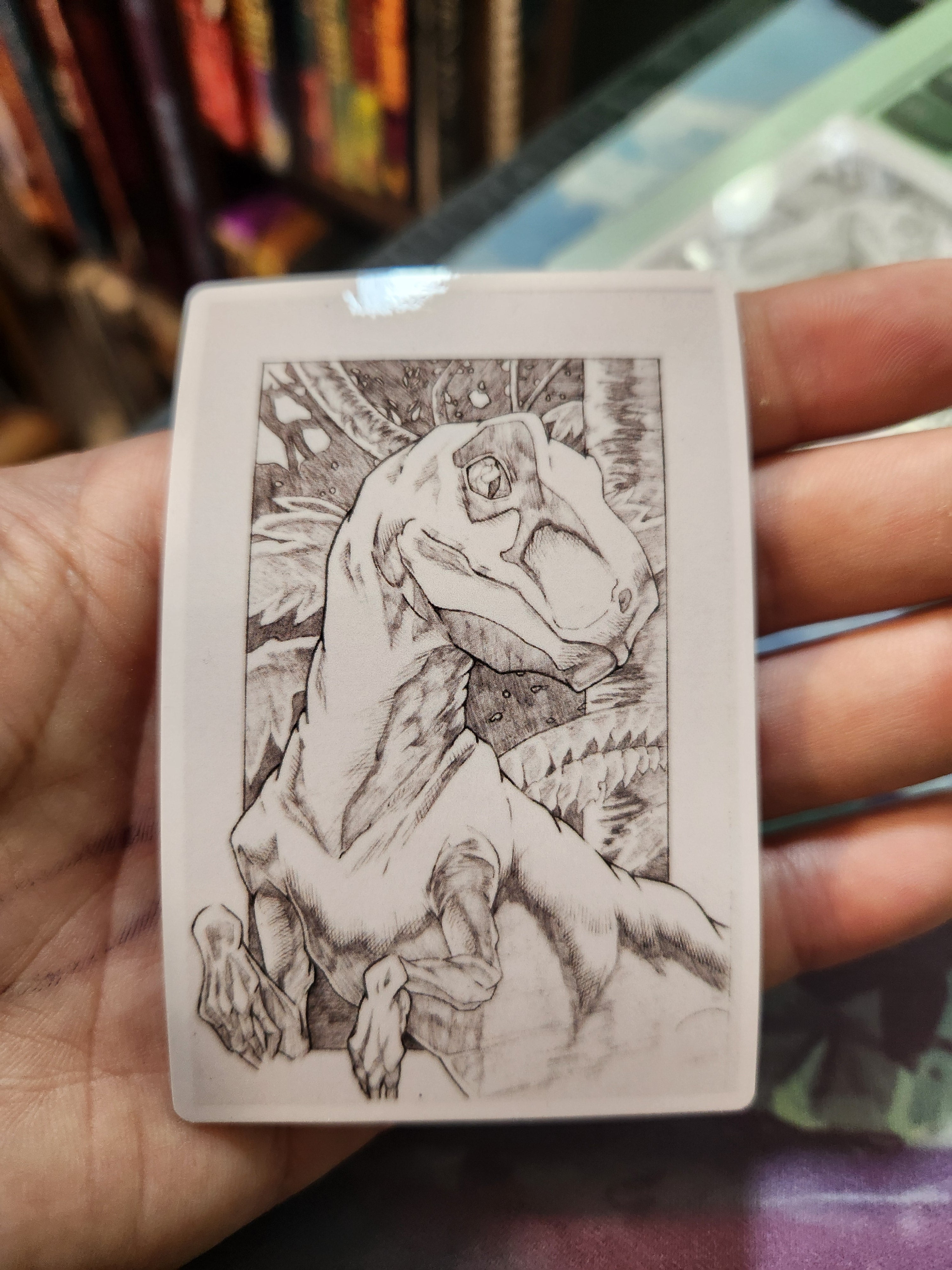 "Clever Girl" Sticker