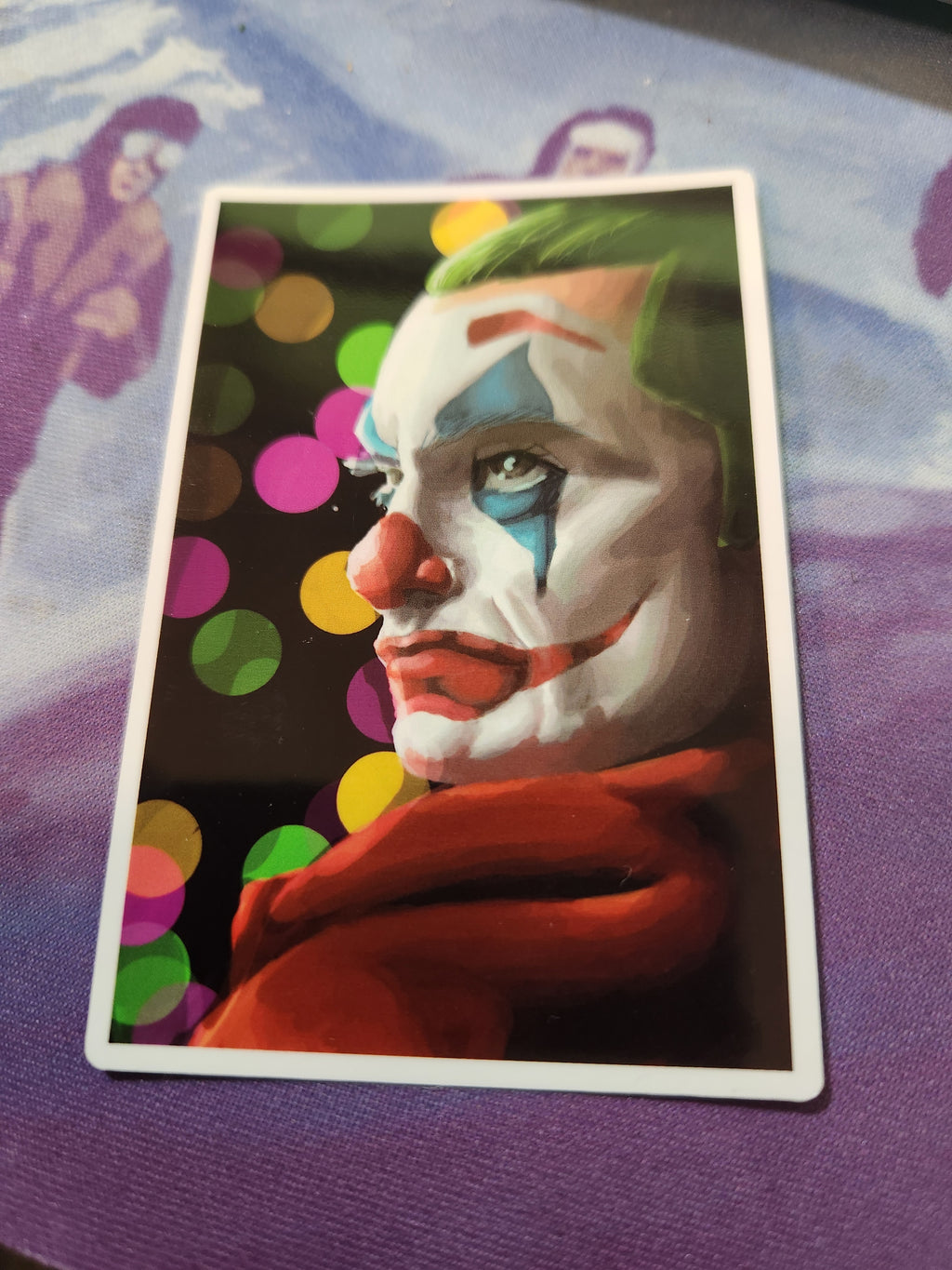 Joker Painting Sticker