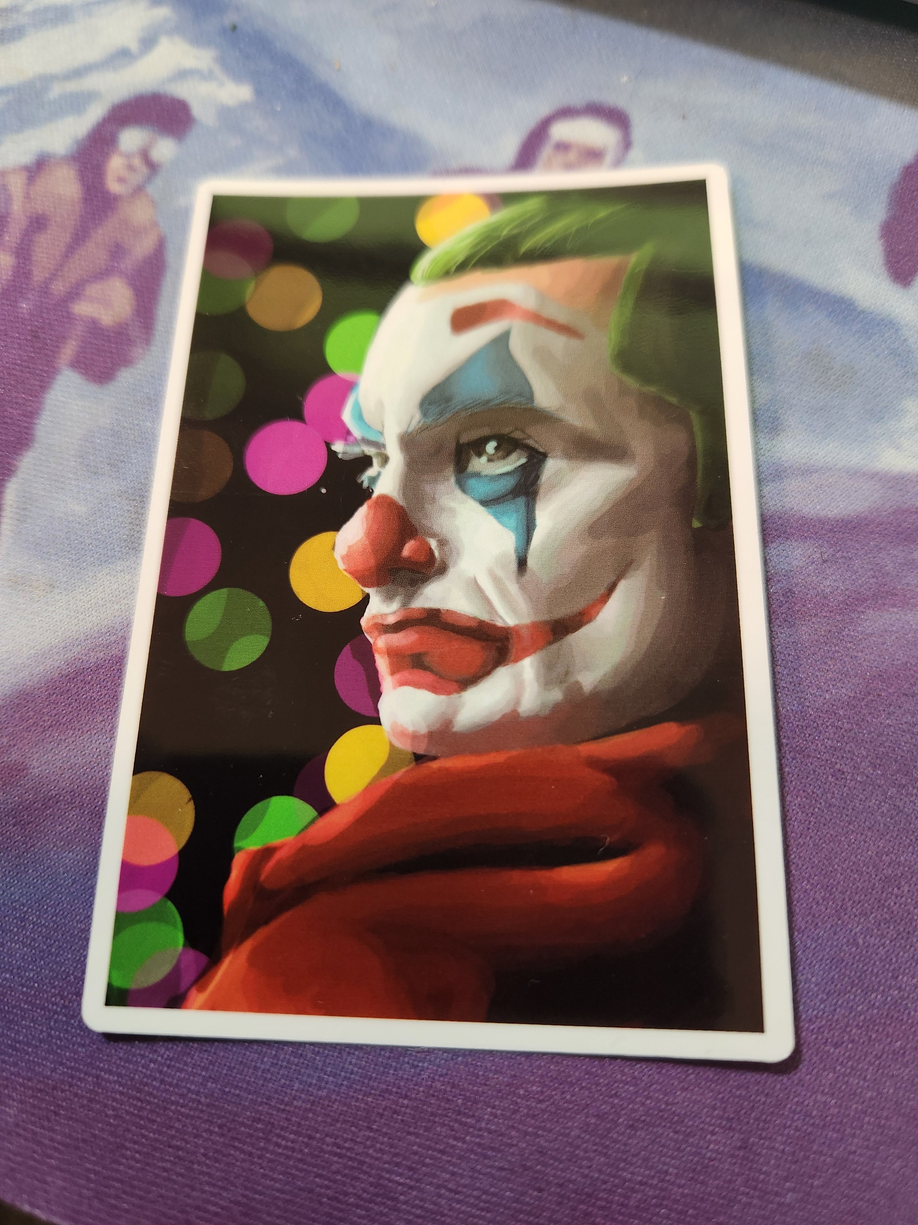 Joker Painting Sticker