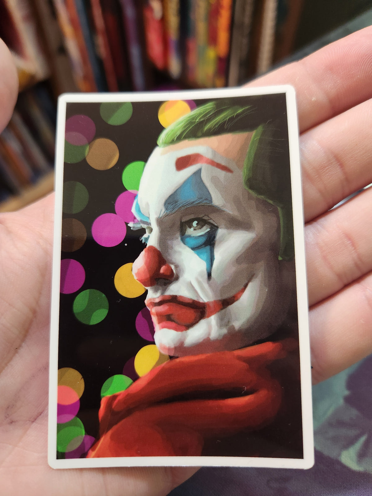 Joker Painting Sticker